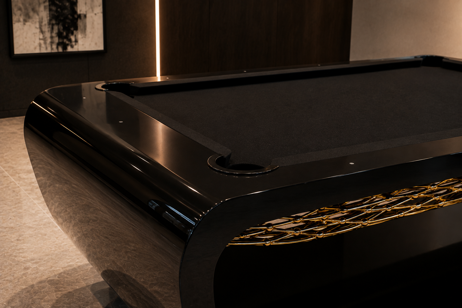 The Aureus - Sculptural Luxury Pool Table