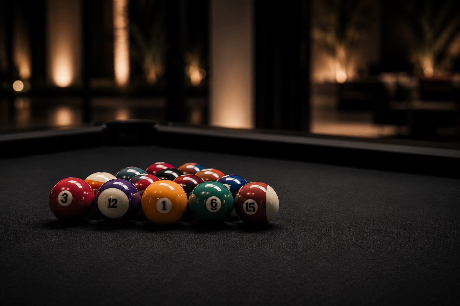 VANTAGE  Sculptural Performance Pool Table