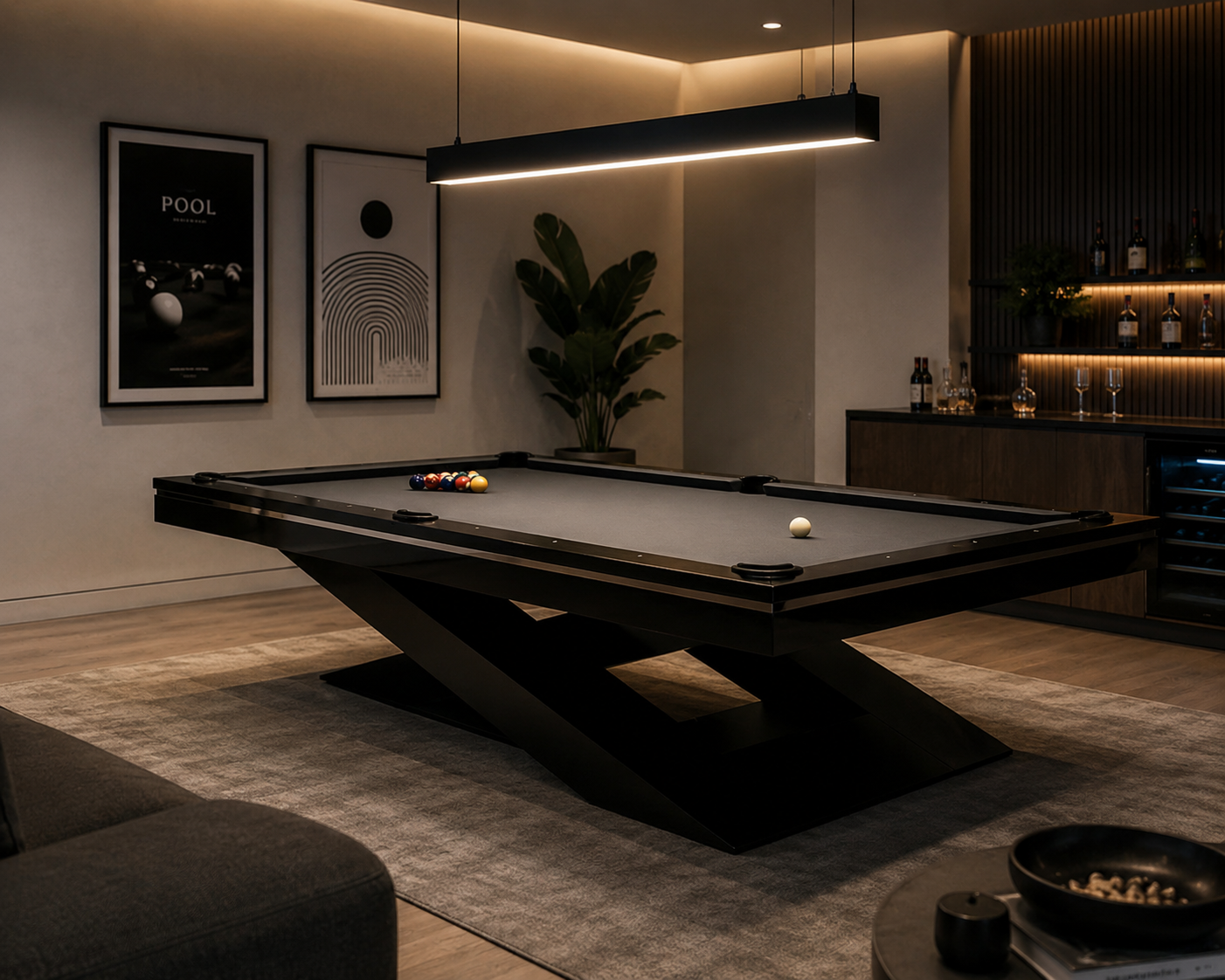 AXIS  Geometric Luxury Pool Table