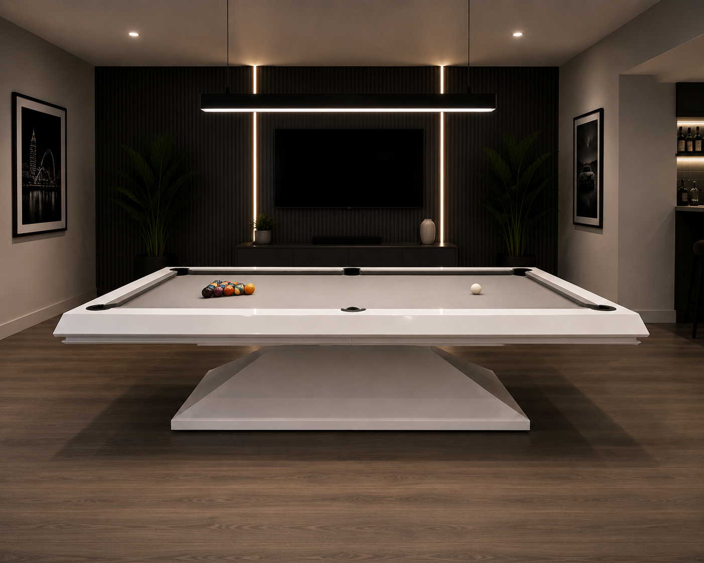 STRATA - Precision Pedestal Pool Table